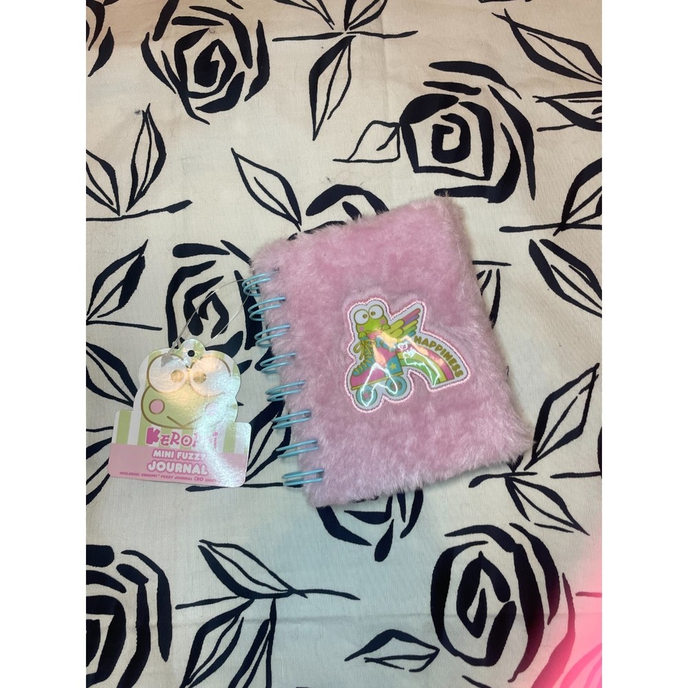 Keroppi mini fuzzy journal
